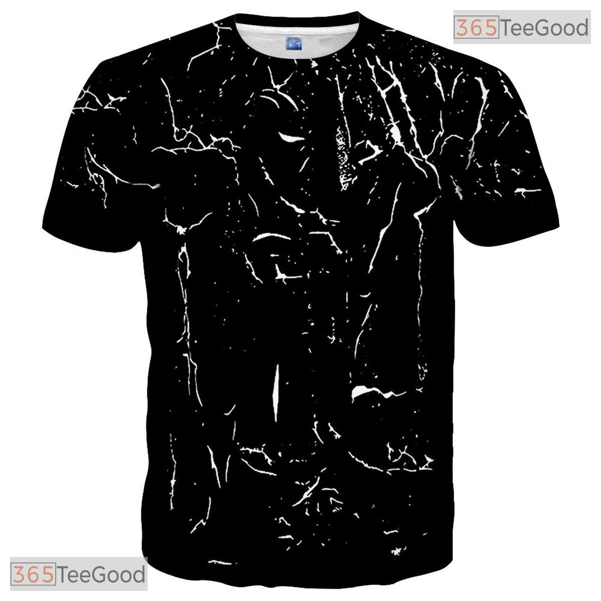 Creative Paint Splash Graphic Art Design 3D Printed Casual Unisex T-Shirt Top