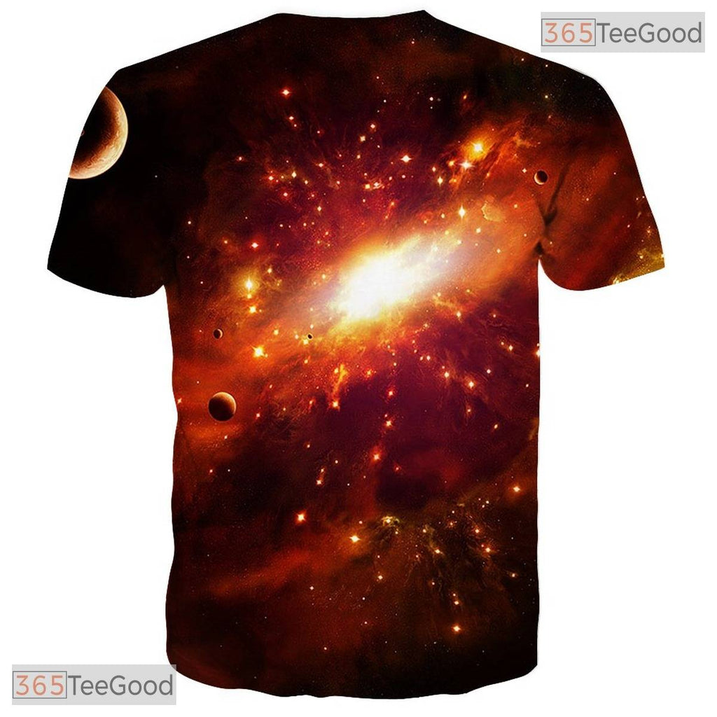 Trendy Graphic Pattern Print Novelty 3D Printed Casual Unisex Tee Shirt Styles