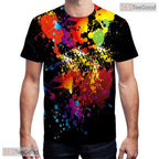 Neon Cyberpunk Cityscape Graphic Art 3D Printed Casual Unisex Tee Shirt Tops