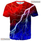 Dynamic Colorful Paint Drop Graphic Art 3D Printed Casual Unisex T-Shirt Styles