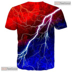 Dynamic Colorful Paint Drop Graphic Art 3D Printed Casual Unisex T-Shirt Styles
