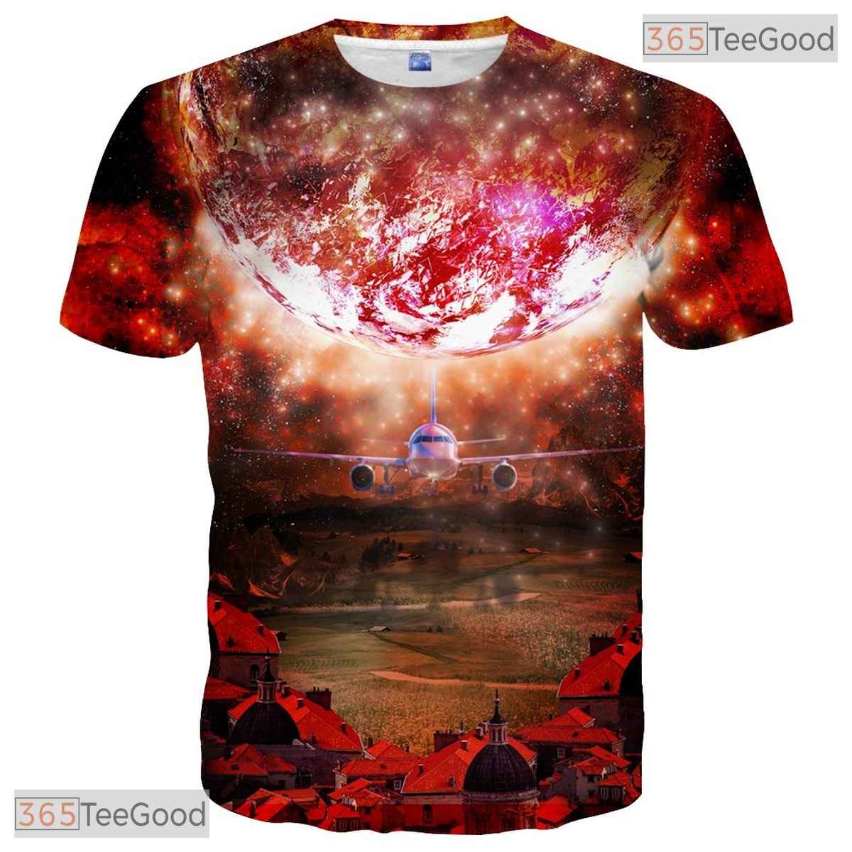 Colorful Abstract Geometry Graphic Art 3D Printed Casual Unisex T-Shirt Tops