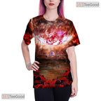 Colorful Abstract Geometry Graphic Art 3D Printed Casual Unisex T-Shirt Tops