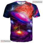 Casual Artistic Graphic Print Design 3D Fashion Tee Shirt Tops For Men Women