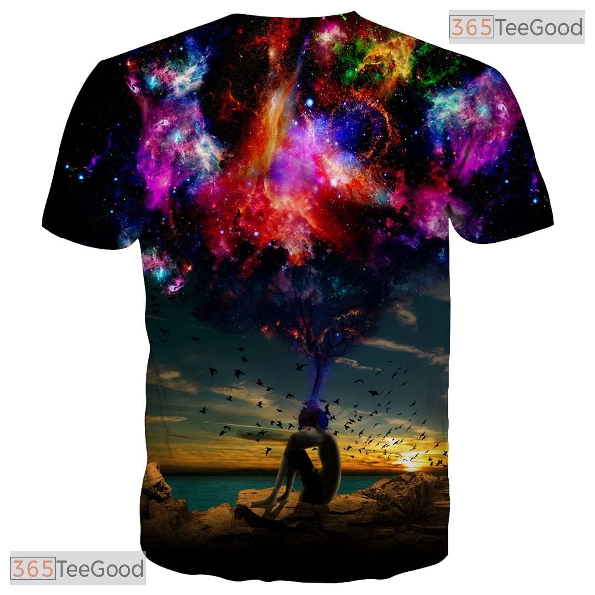 Creative Abstract Graphic Art 3D Printed Casual Unisex Tee Shirt Tops Design