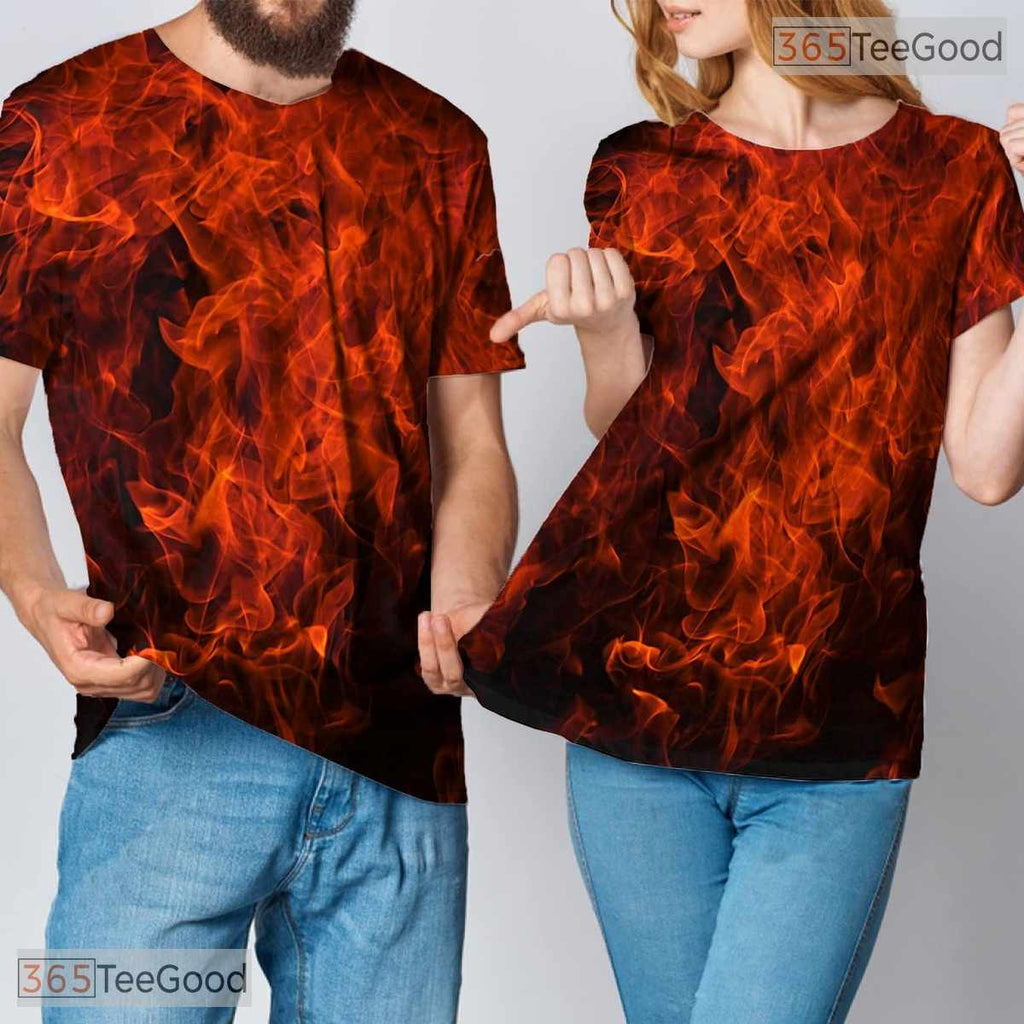 Trendy Geometric Illusion Graphic Art 3D Printed Casual Unisex Short Sleeve Tee
