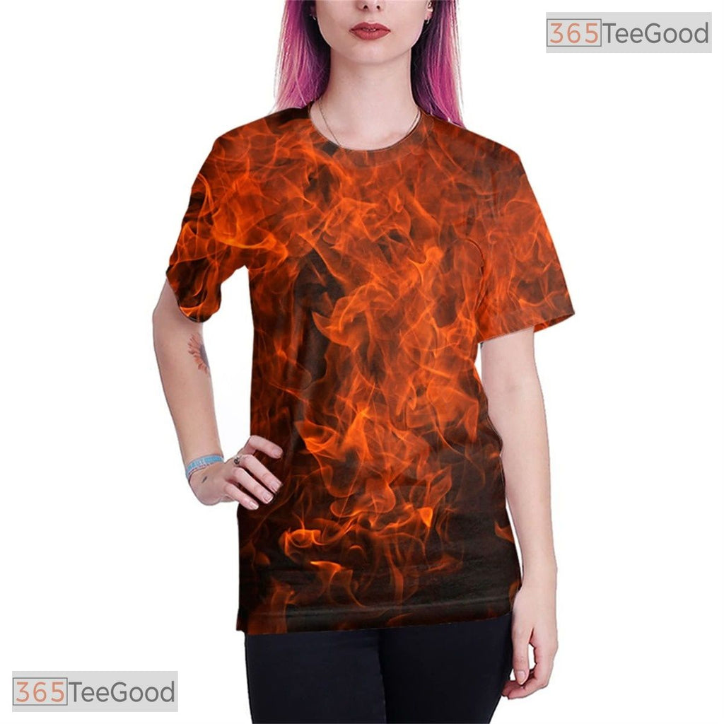 Trendy Geometric Illusion Graphic Art 3D Printed Casual Unisex Short Sleeve Tee