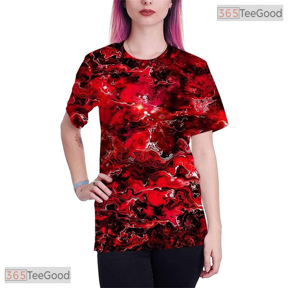 Unique Pattern Print Novelty Graphic 3D Printed Casual Unisex Tee Shirt Tops