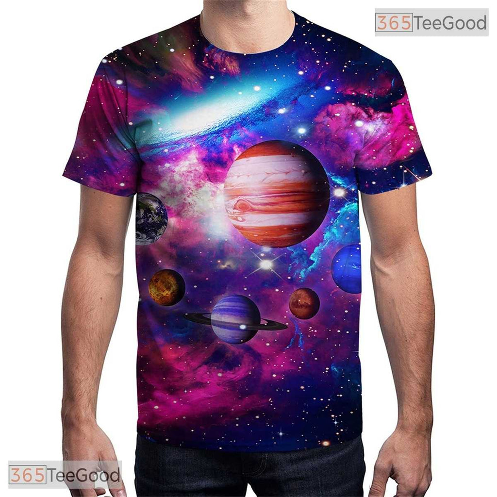 Trendy Geometric Graphic Print 3D Fashion T-Shirt For Men And Women Casual