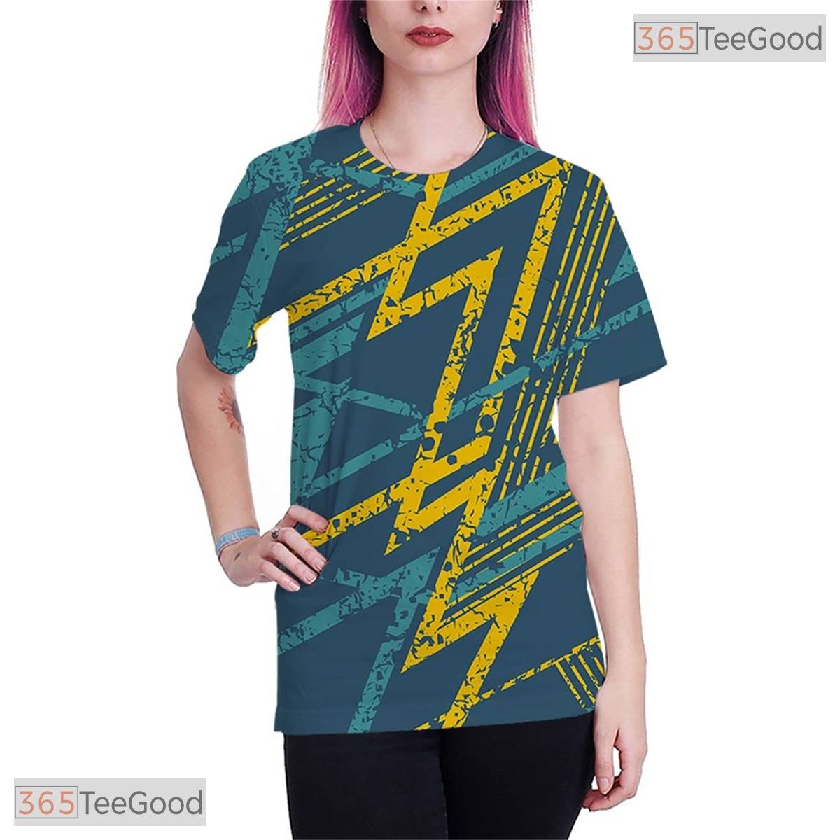 Visual Illusion Graphic Print Pattern 3D Printed Casual Unisex Tee Shirt Styles
