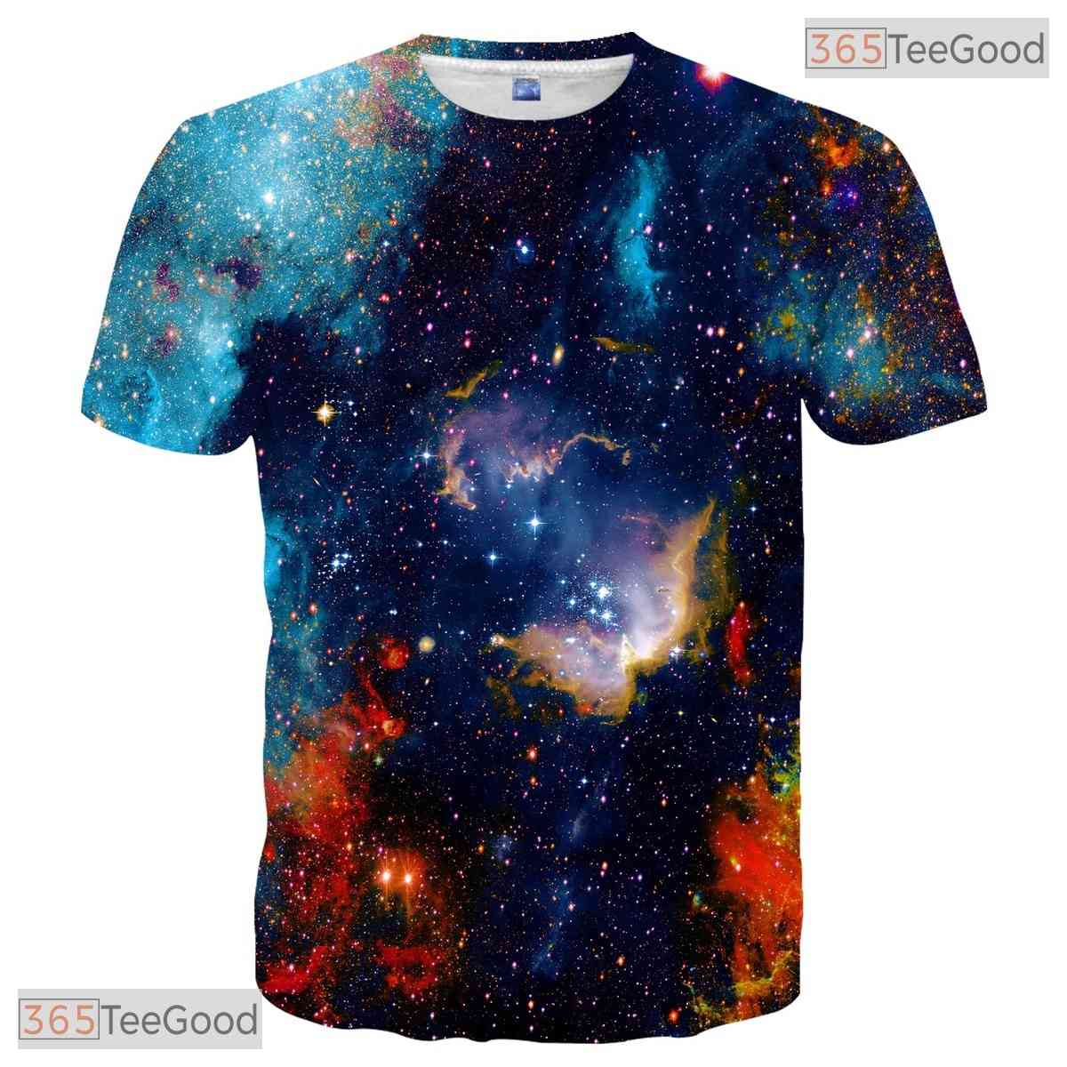 Creative Fluid Paint Splash Graphic 3D Printed Casual Unisex Tee Shirt Styles
