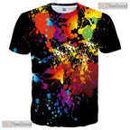 Colorful Geometric Illusion Graphic Pattern 3D Printed Casual Unisex T-Shirts