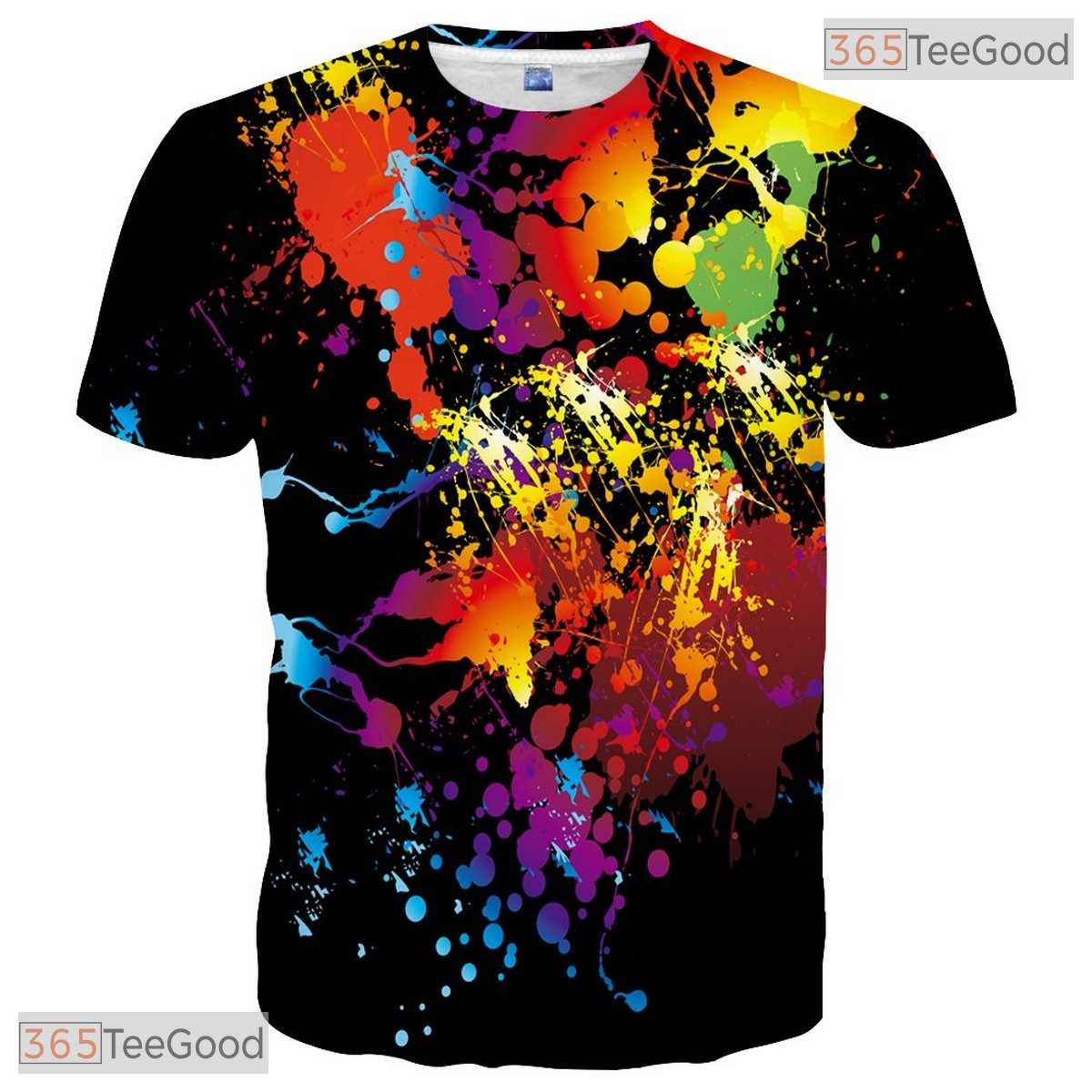 Colorful Geometric Illusion Graphic Pattern 3D Printed Casual Unisex T-Shirts