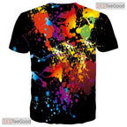 Vibrant Visual Graphic Art Print Pattern 3D Printed Casual Unisex T-Shirt Top