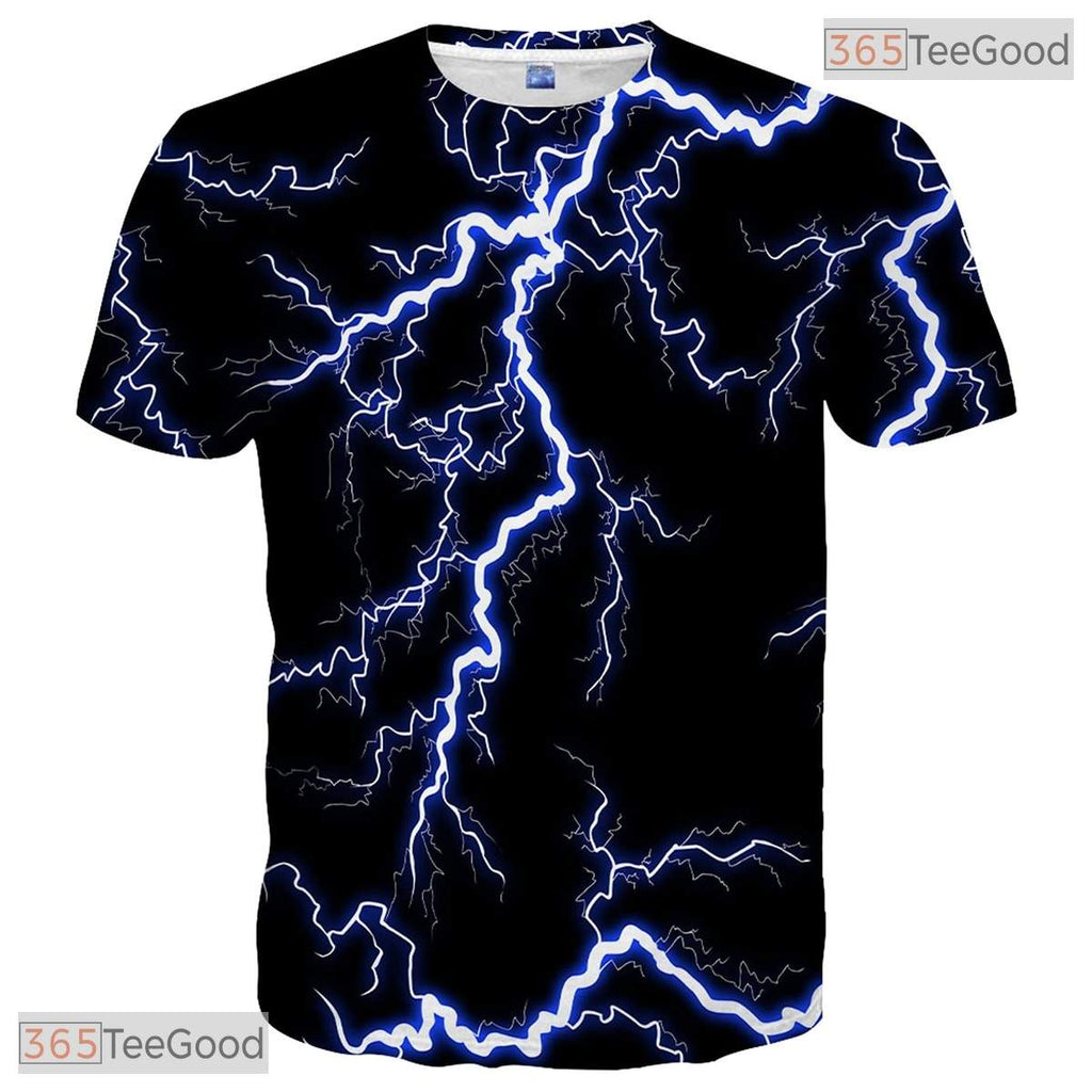 Expressive Paint Stroke Graphic Art 3D Printed Casual Unisex Tee Shirt Styles
