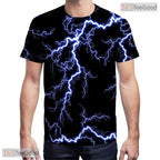 Expressive Paint Stroke Graphic Art 3D Printed Casual Unisex Tee Shirt Styles