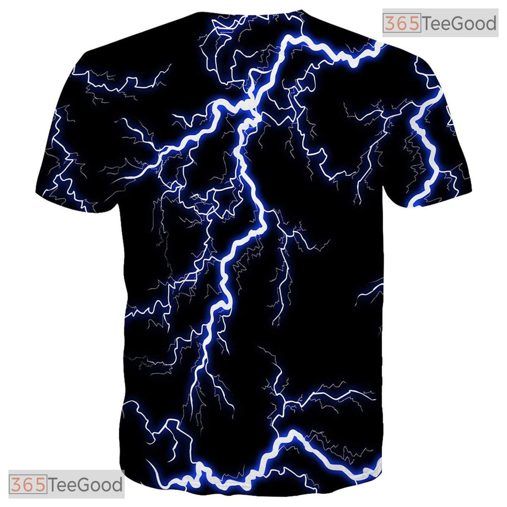 Expressive Paint Stroke Graphic Art 3D Printed Casual Unisex Tee Shirt Styles