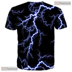 Expressive Paint Stroke Graphic Art 3D Printed Casual Unisex Tee Shirt Styles
