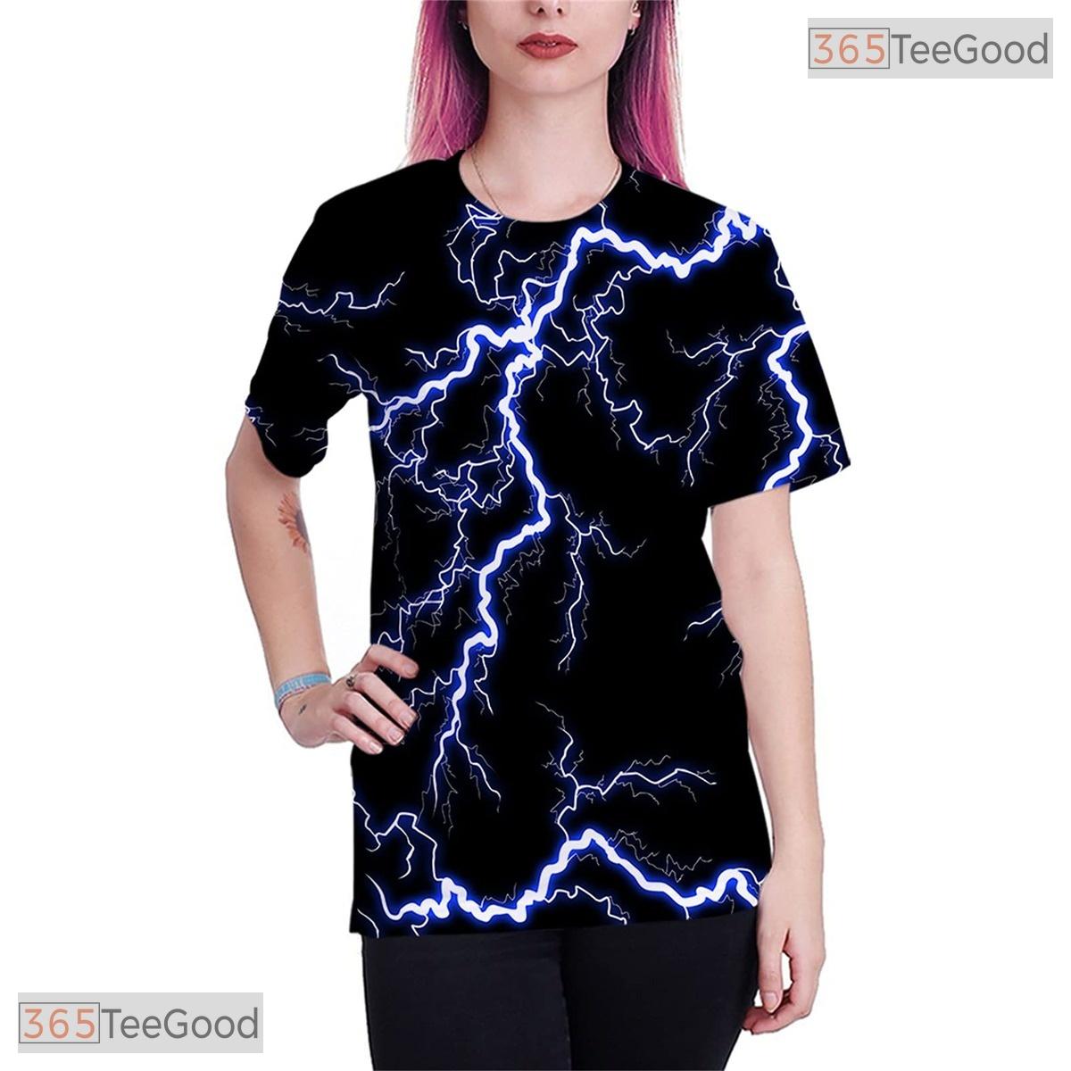 Expressive Paint Stroke Graphic Art 3D Printed Casual Unisex Tee Shirt Styles