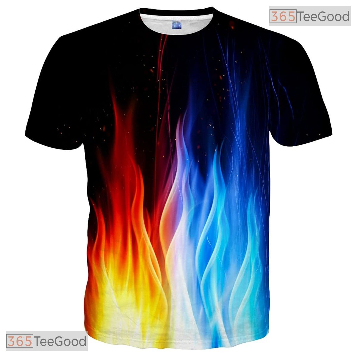 Cool Geometric Pattern Graphic Design 3D Printed Casual Unisex Short Sleeve Tee