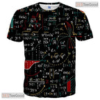 Creative Vivid Multi Color Graphic Pattern 3D Printed Casual Unisex Tee Shirt