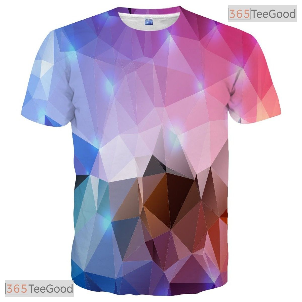 Colorful Cheetah Print Fantasy Graphic 3D Printed Casual Unisex T-Shirt Tops