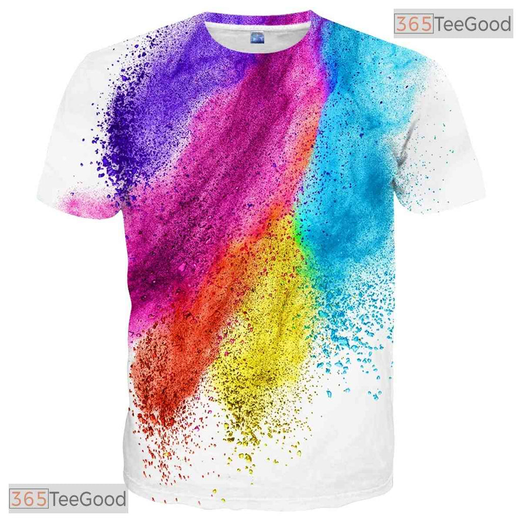 Modern Abstract Geometric Graphic Art 3D Printed Casual Unisex T-Shirt Styles