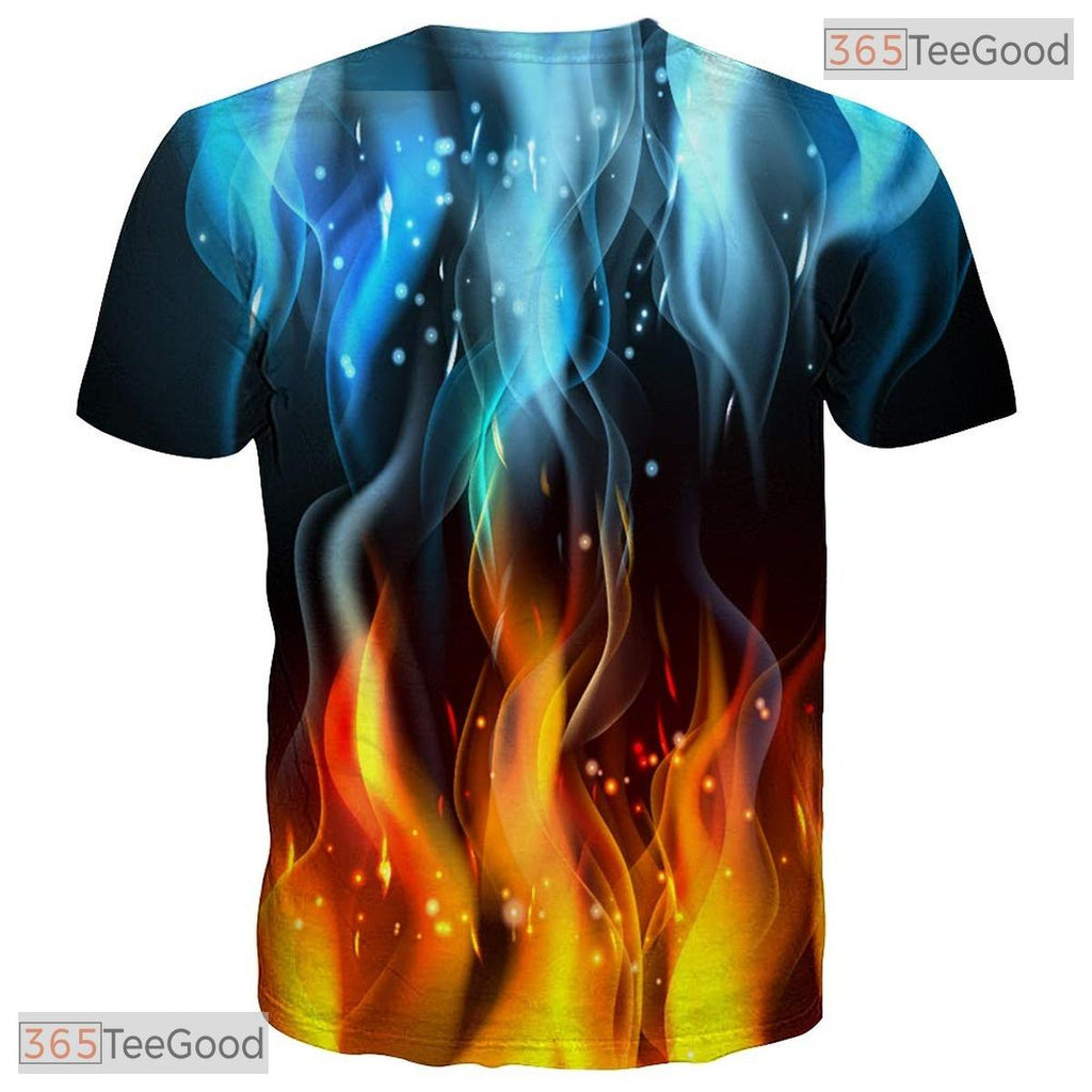 Brilliant Colorful Fractal Graphic Art 3D Printed Casual Unisex T-Shirt Styles