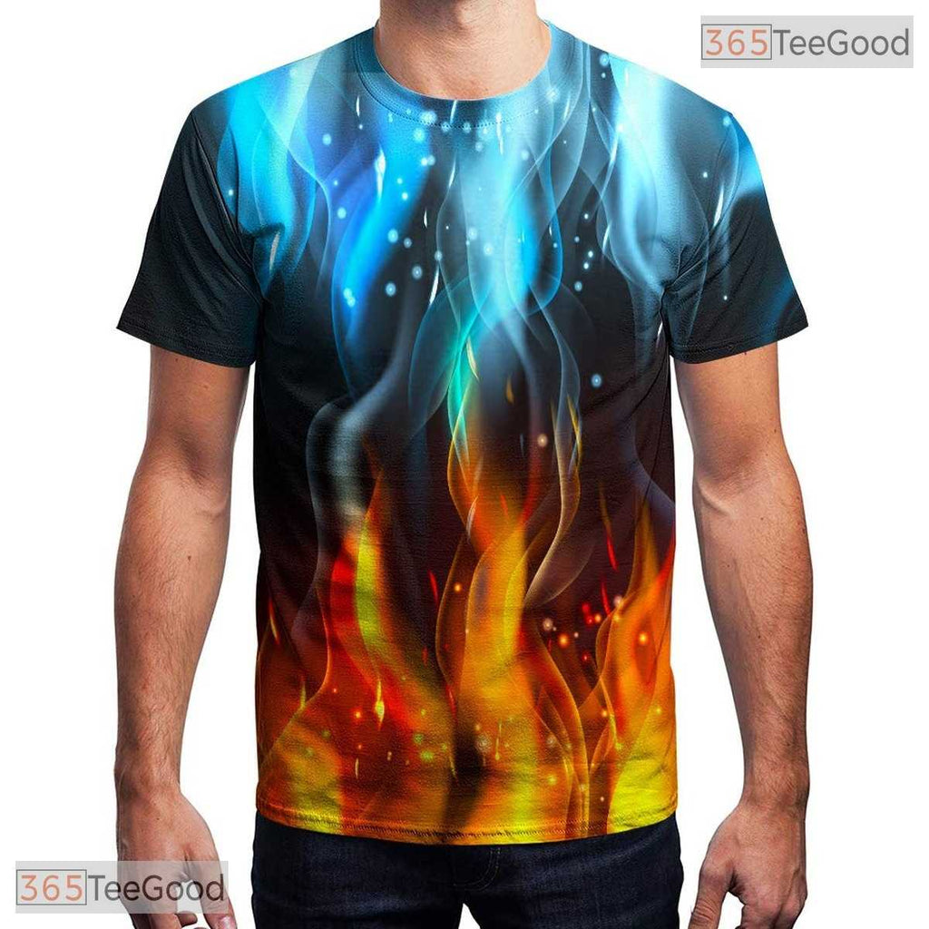 Brilliant Colorful Fractal Graphic Art 3D Printed Casual Unisex T-Shirt Styles