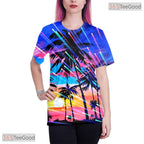 Nature Tree Novelty Graphic Design 3D Printed Casual Unisex T-Shirt For Teens Top