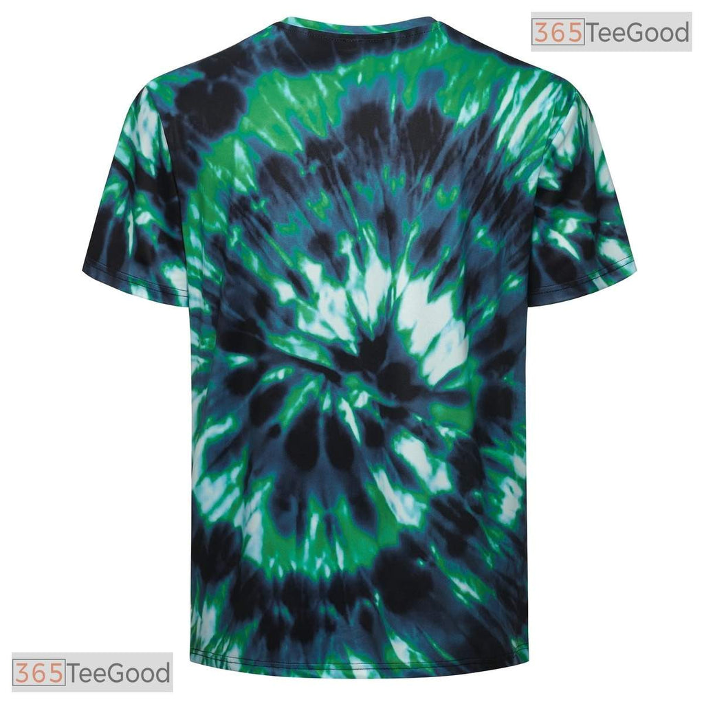 Green Tie Dye Shamrock St Patricks Costume 3D Printed Casual Unisex Tee Shirt Styles