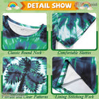 Green Tie Dye Shamrock St Patricks Costume 3D Printed Casual Unisex Tee Shirt Styles