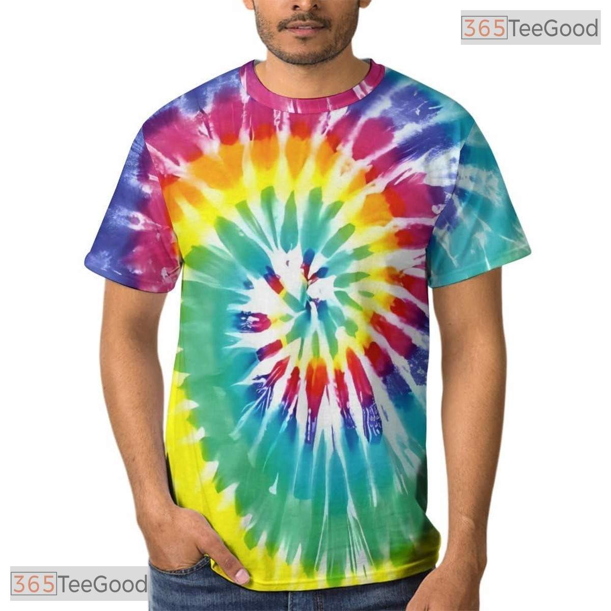 Tie Dye Retro Vintage Disco 80s 90s Party Costume 3D Printed Casual Unisex Shirt