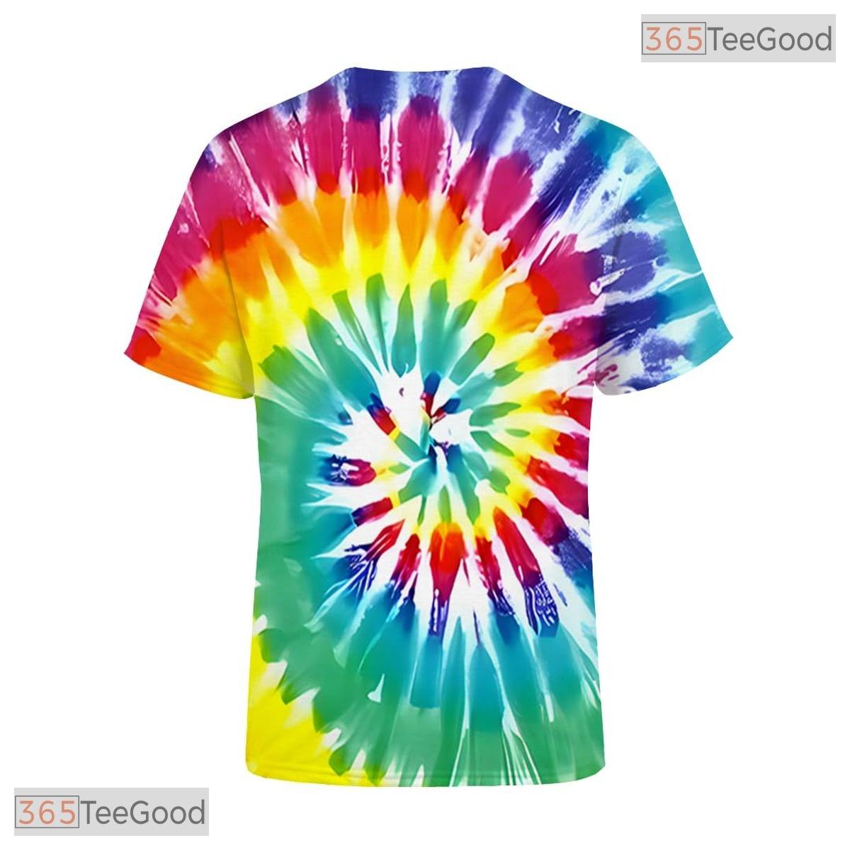 Tie Dye Retro Vintage Disco 80s 90s Party Costume 3D Printed Casual Unisex Shirt