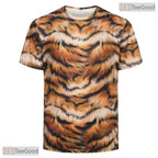 Wild Tiger Animal Print Costume Novelty Graphic 3D Printed Casual Unisex Tee Shirt