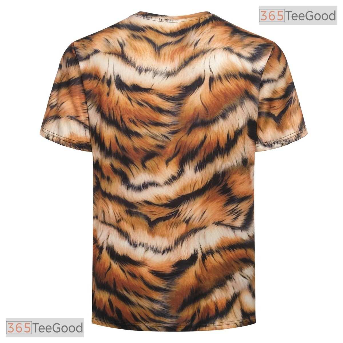 Wild Tiger Animal Print Costume Novelty Graphic 3D Printed Casual Unisex Tee Shirt