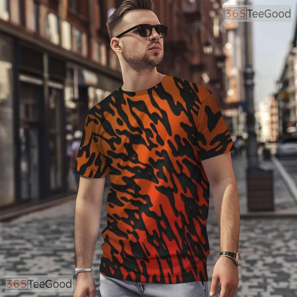 Wild Tiger Animal Pattern Graphic Nature 3D Printed Casual Unisex Tee Shirts