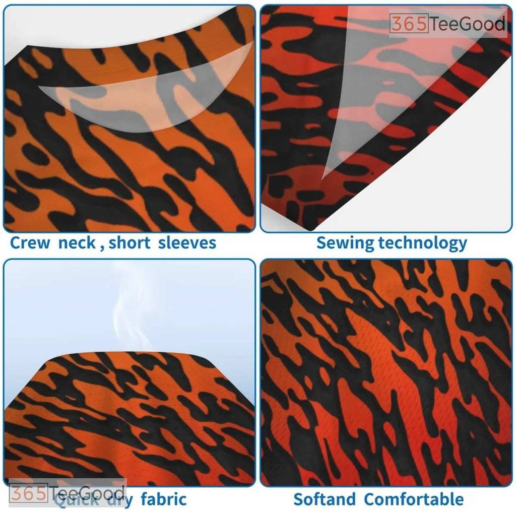 Wild Tiger Animal Pattern Graphic Nature 3D Printed Casual Unisex Tee Shirts