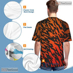 Wild Tiger Animal Pattern Graphic Nature 3D Printed Casual Unisex Tee Shirts