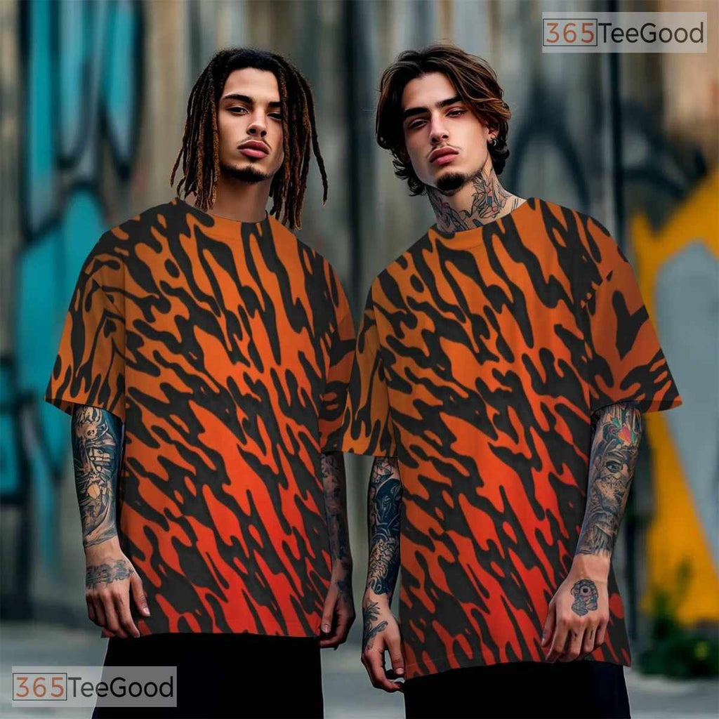 Wild Tiger Animal Pattern Graphic Nature 3D Printed Casual Unisex Tee Shirts