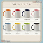 Meaningful To My Daughter Gift From Mom Mother's Day Two Tone Premium Ceramic Accent Mug