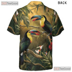 Toucan Jungle Bird Tropical Vacation Hawaiian Shirt Unisex Summer Beach Top