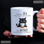 Funny Cat Tea Mug Google Search Joke - Sarcastic Kitten Lover Gift Ceramic Accent Mug