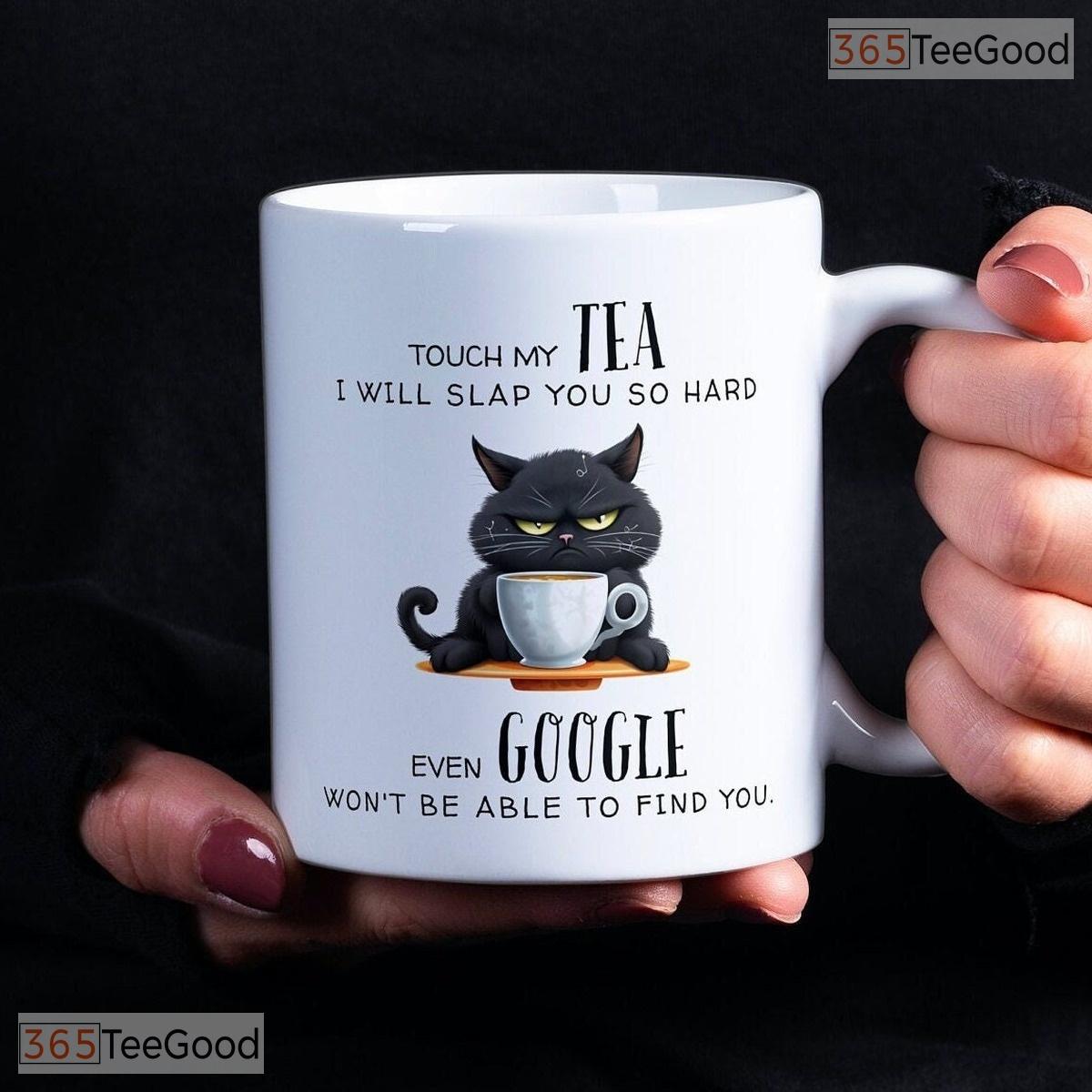 Funny Cat Tea Mug Google Search Joke - Sarcastic Kitten Lover Gift Ceramic Accent Mug