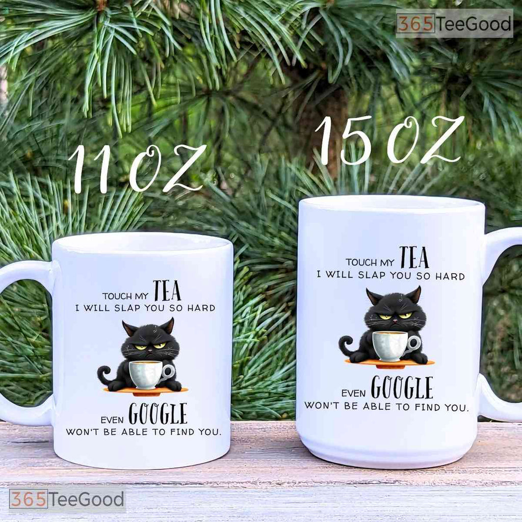 Funny Cat Tea Mug Google Search Joke - Sarcastic Kitten Lover Gift Ceramic Accent Mug