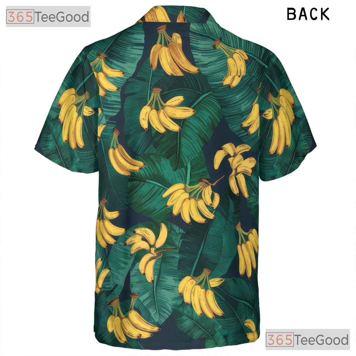 Tropical Banana Leaf Summer Beach Outfit Hawaiian Shirt Men Women Vacation Top