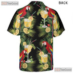 Tropical Bird Beach Party Festival Hawaiian Shirt for Men and Women Aloha