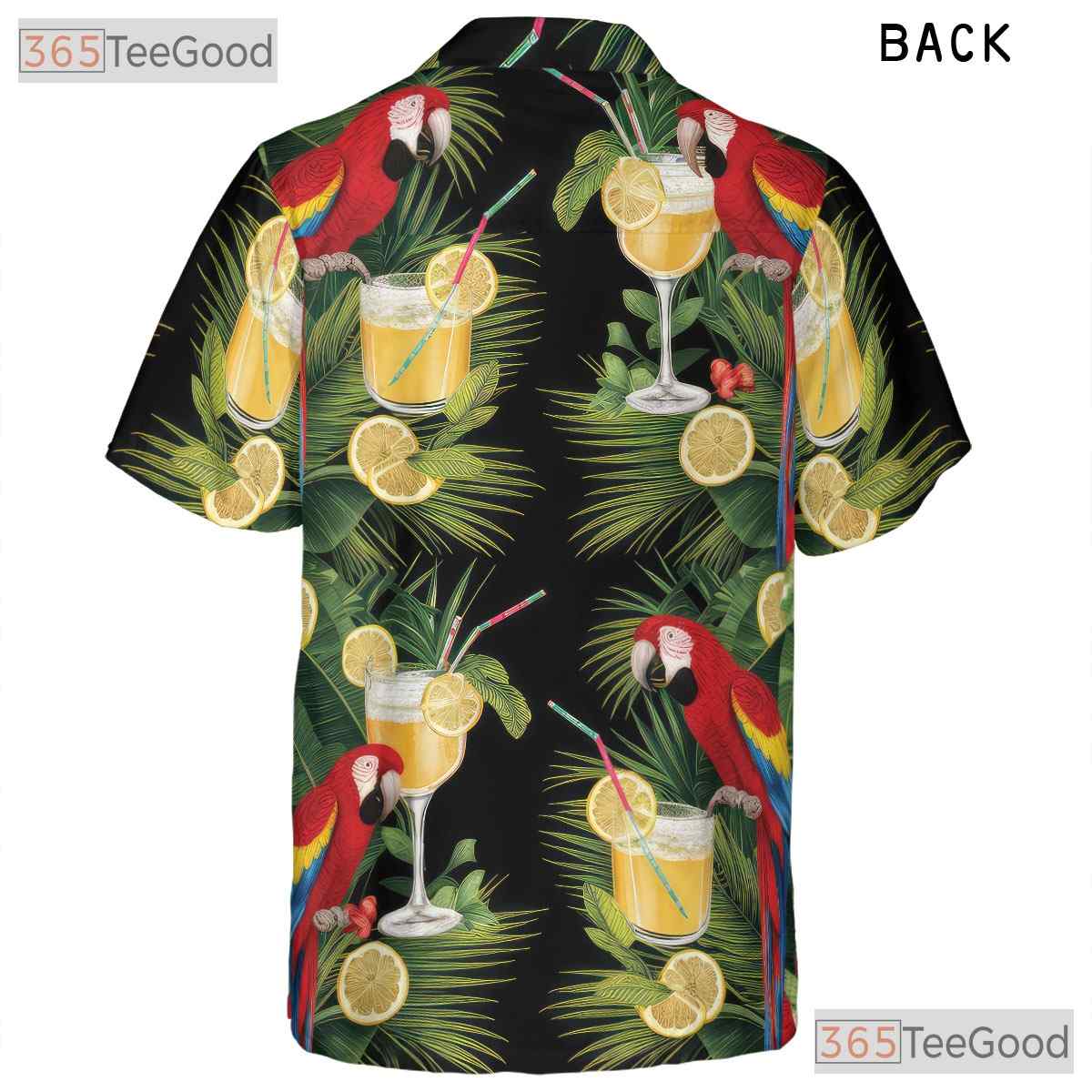 Tropical Bird Beach Party Festival Hawaiian Shirt for Men and Women Aloha