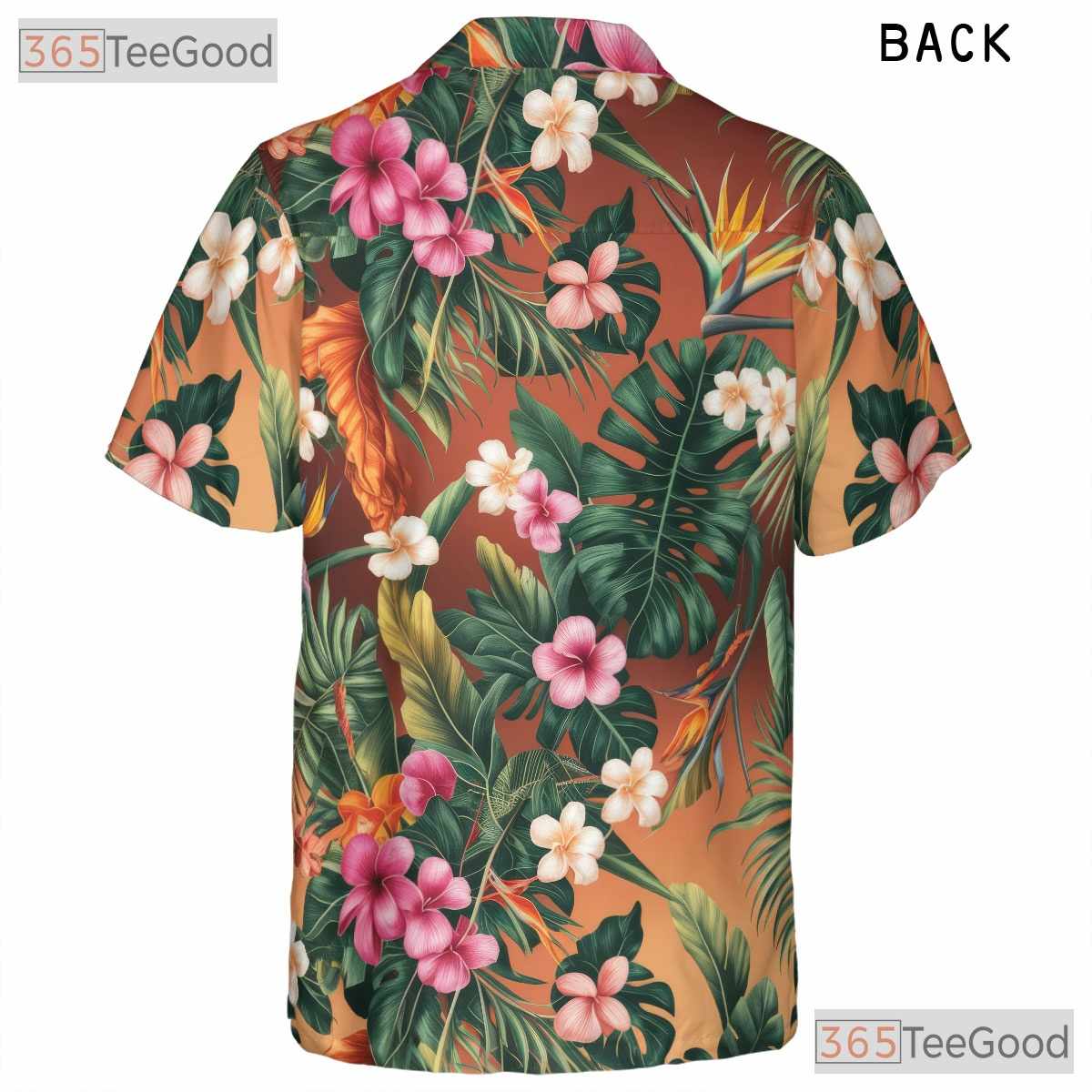 Tropical Blue Plumeria Hawaiian Shirt- Unisex Floral Aloha Beach Vacation Top