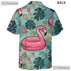 Tropical Flamingo Hawaiian Shirt Unisex Style for Festival Travel or Beach